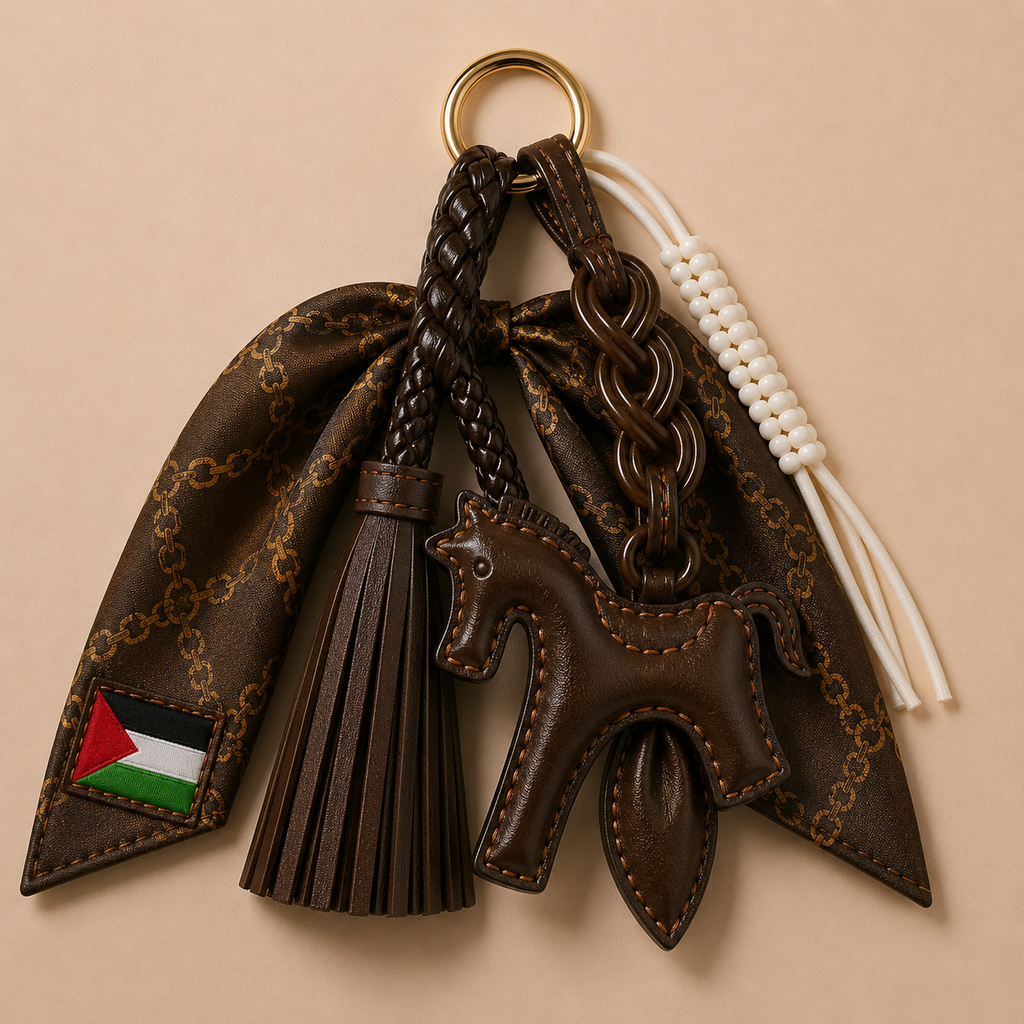 PALESTINE Flag Scarf Charm