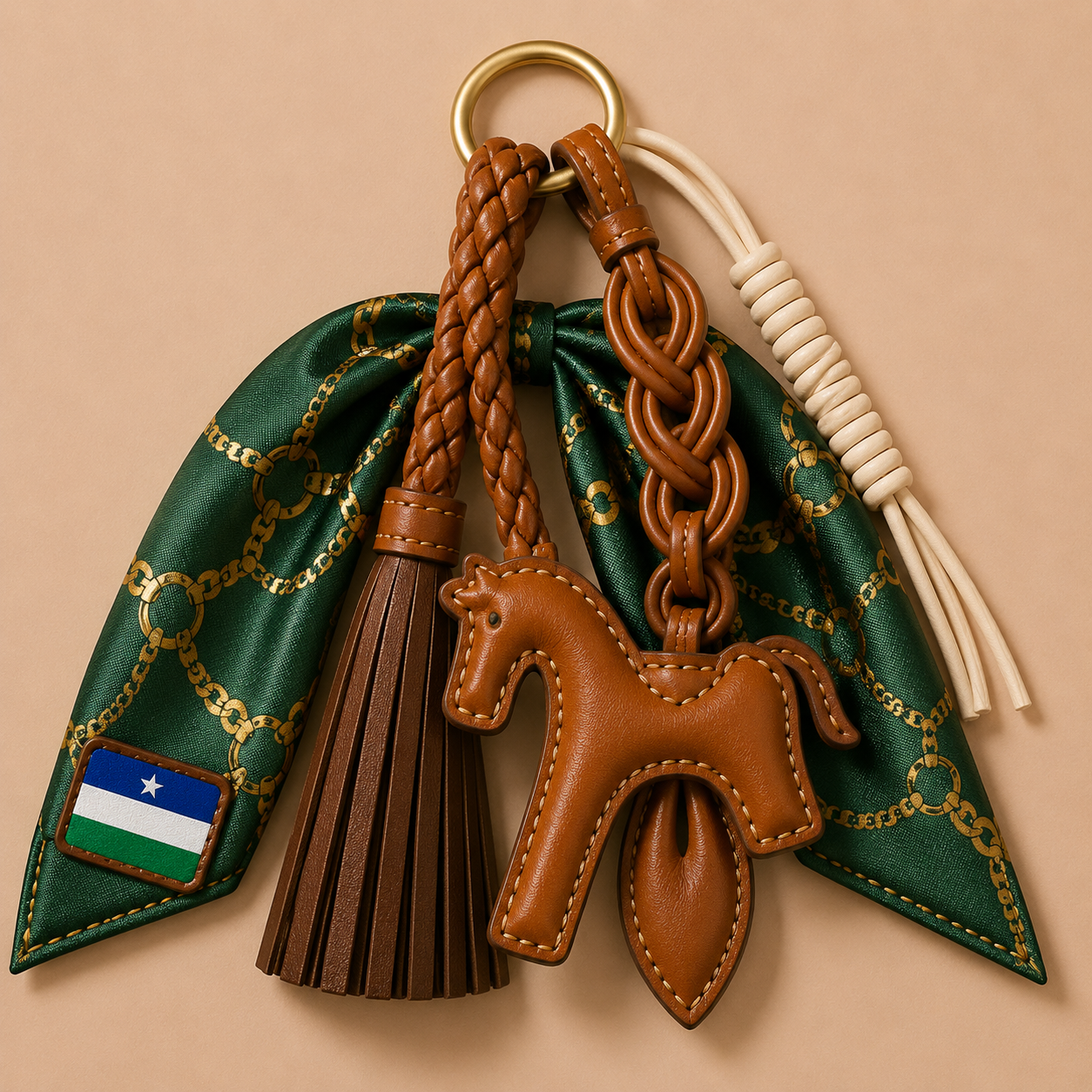 Puntland Flag Scarf Charm