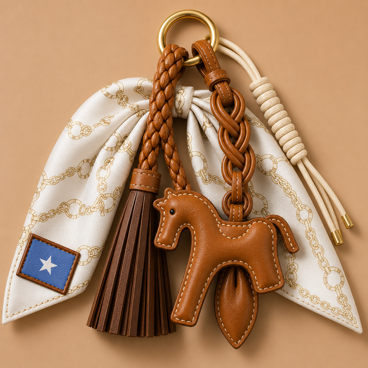Somalia Flag Scarf Charm