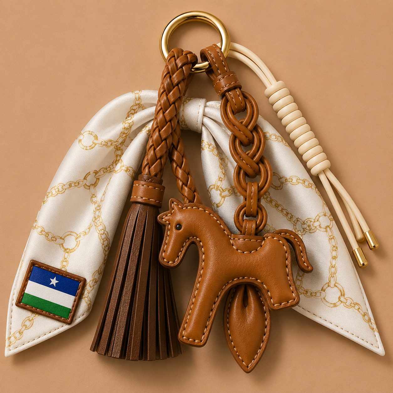 Puntland Flag Scarf Charm