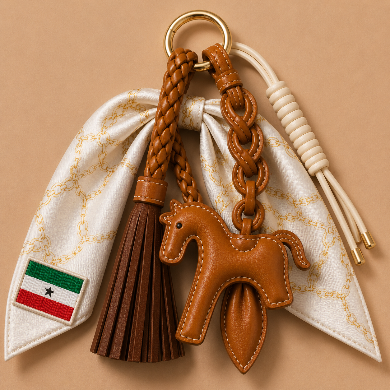 Somaliland Flag Scarf Charm