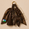 Djibouti Flag Scarf Charm