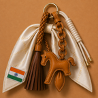INDIA Flag Scarf Charm