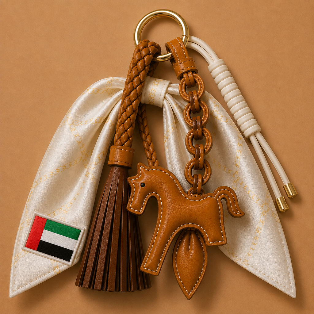 UNITED ARAB EMIRATES Flag Scarf Charm