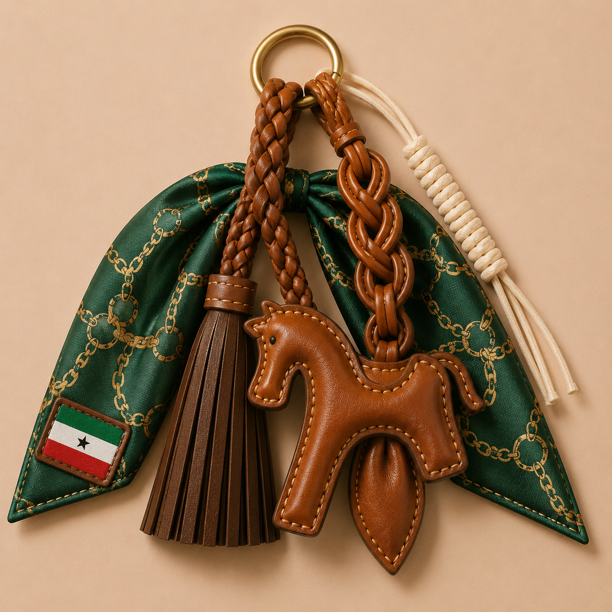 Somaliland Flag Scarf Charm